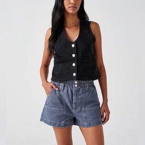 NWT Seventy + Mochi Louis Short in Washed Denim. Large